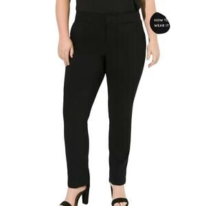 NWT Torrid Black Straight Leg Millennium Stretch High Rise Pant